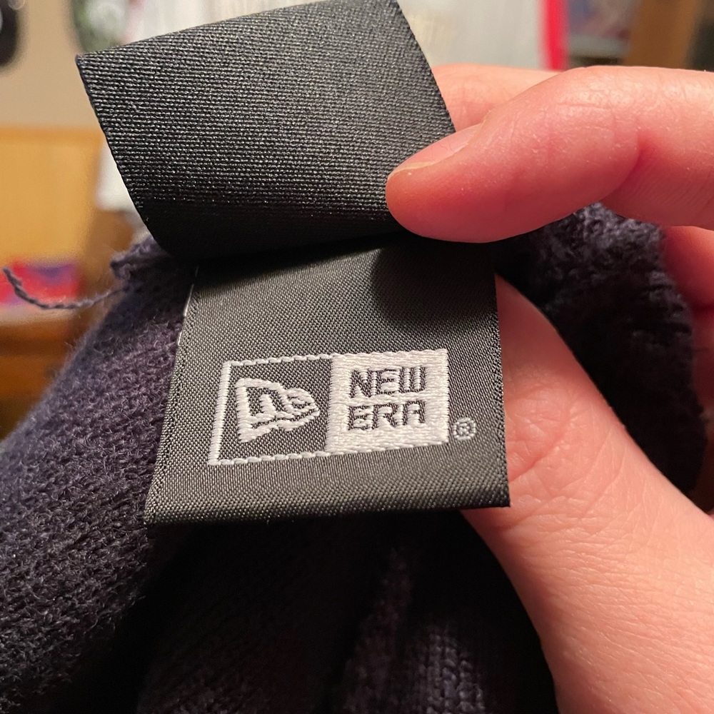 Supreme navy bandanna box logo beanie new era - Picture 7 of 9